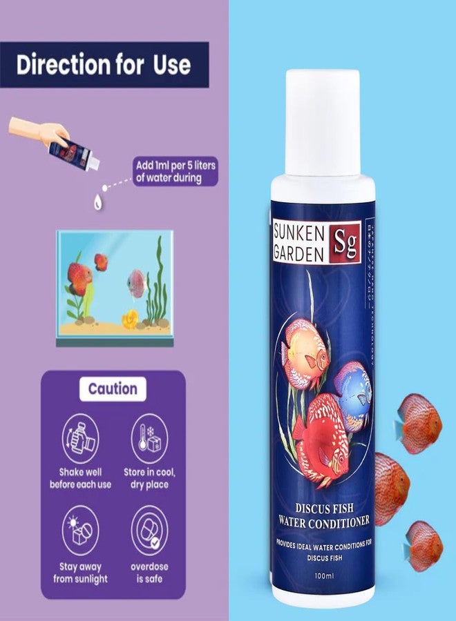THE BRREED SUNKEN GARDEN-DISCUS FISH WATER CONDITIONER 100ML - Image 5