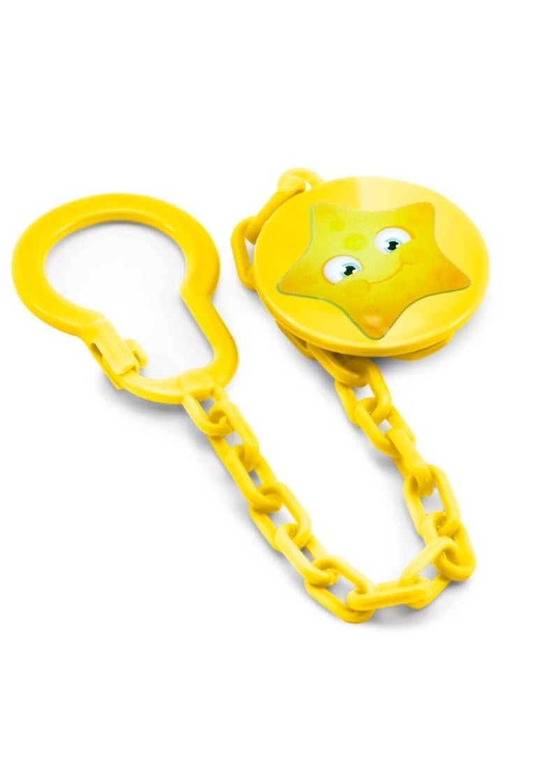 Bubbles Pacifier Chain Yellow - Multishape - Image 2