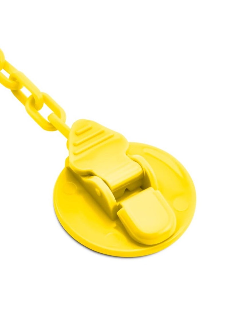 Bubbles Pacifier Chain Yellow - Multishape - Image 3