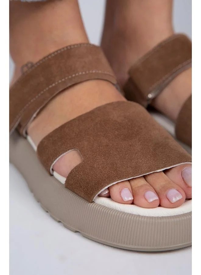 Manijero  Seina Women's Genuine Leather strap Tab Sandal. for Women | Best Price UAE