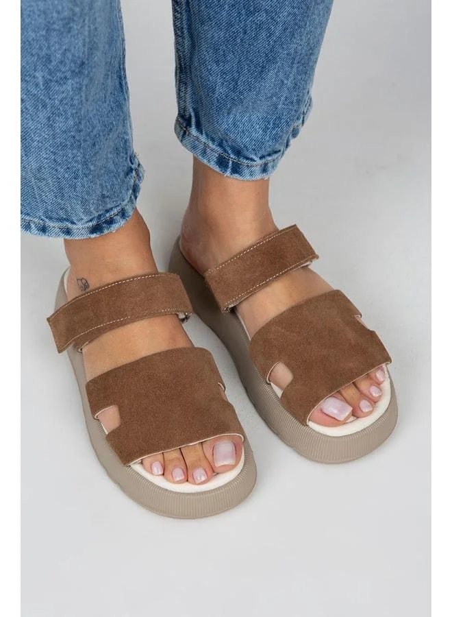 Manijero  Seina Women's Genuine Leather strap Tab Sandal. for Women | Best Price UAE