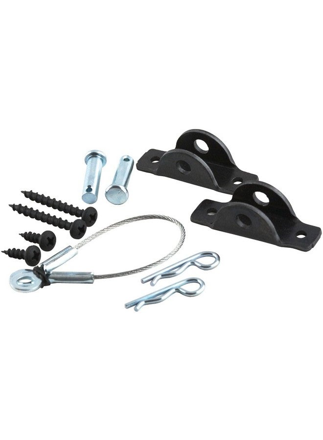 Hangman TK400L All-Steel Anti-Tip Kit for Furniture, Black, 7.50in. x 3.70in. x 0.80in.