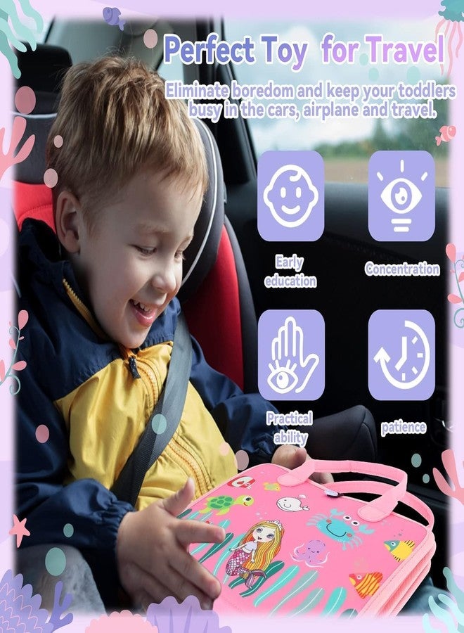 S SMITEX Smitex Busy Board Montessori Toys for Toddler Girls & Boys Birthday Gifts, Sensory Toys for Toddlers, Educational Travel Toy, Preschool Activities for Learning Skills - Image 5