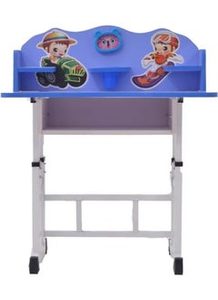 AGD Adjustable Height Kids Study Table Set, MDF Study Table for 2-11 Years Old (blue)  - Image 5
