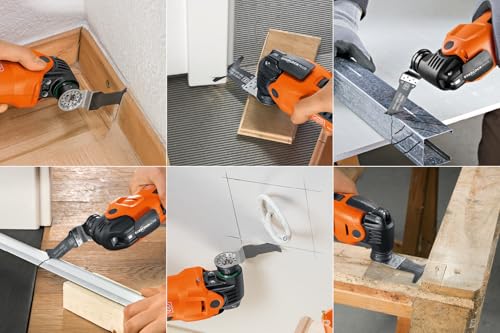Fein مجموعة شفرات المنشار Fein Best of E-Cut Starlock للخشب والمعادن - مجموعة مكونة من 6 قطع لقص دقيق في الخشب والمعادن، تشمل (4) شفرات E-Cut طويلة العمر، (2) شفرات منشار E-Cut عالمية - 35222967010 - Image 5