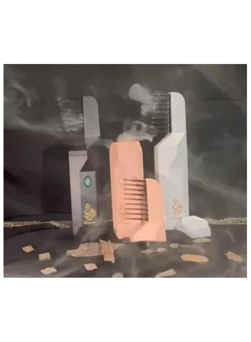 Bukhoor Electric Comb Bakhoor Incense Burner Arabic Aroma Diffuser Mini USB Rechargeable for Home Office & Car - Image 4