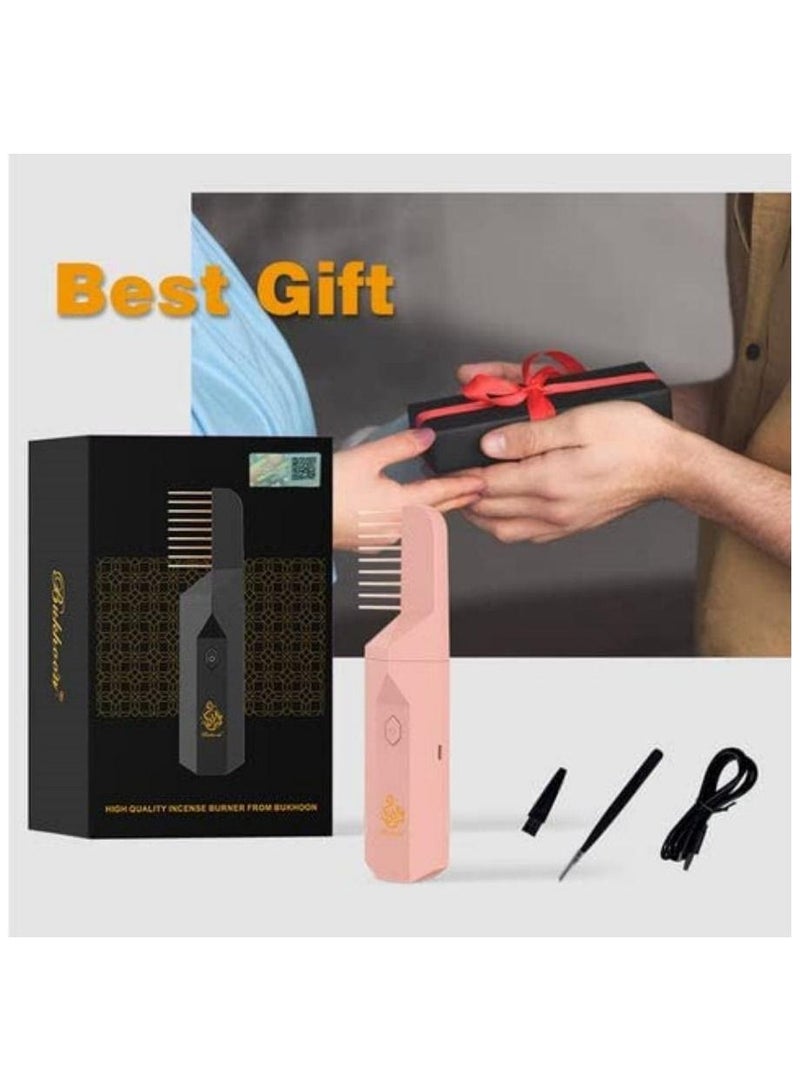 Bukhoor Electric Comb Bakhoor Incense Burner Arabic Aroma Diffuser Mini USB Rechargeable for Home Office & Car - Image 5