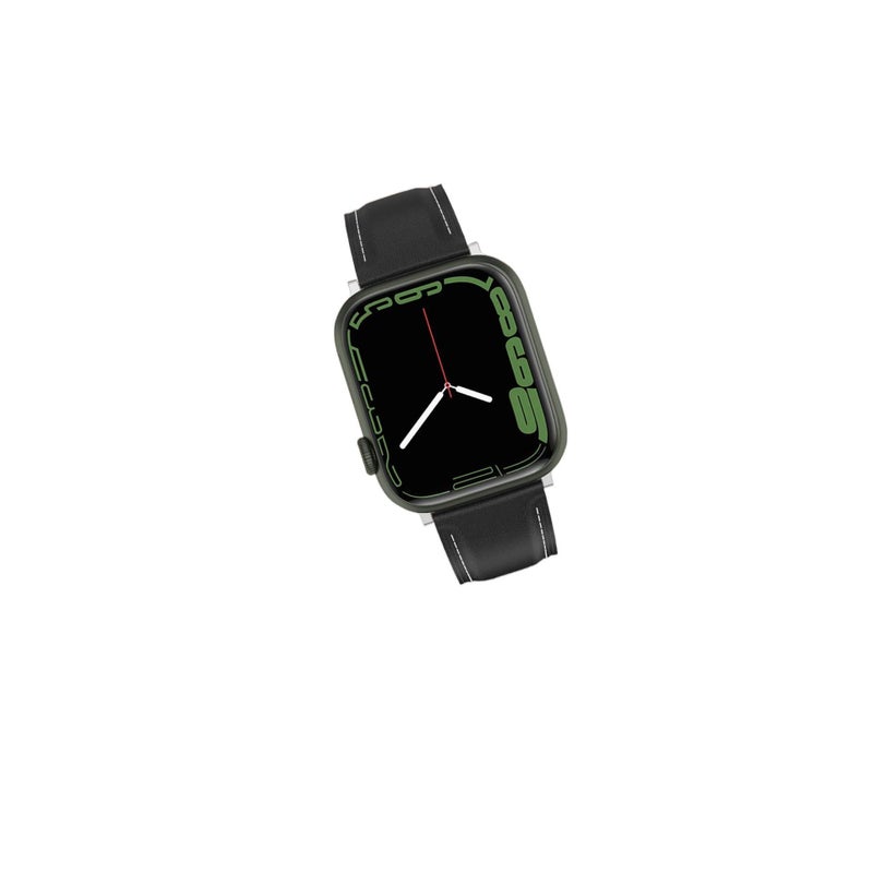 سوار ساعة ذكية باللون أحمر قابل للتعديل سوار جلدي كلاسيكي متوافق مع Apple Watch 38/40/41/42/44/45/49mm بملاءمة قابلة للتعديل وحزام بديل - Image 4