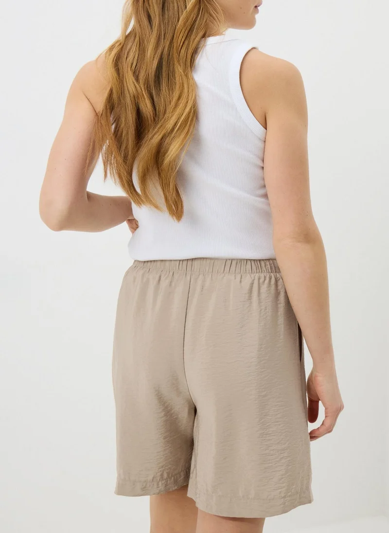 Matalan Camel Tie Waist Shorts