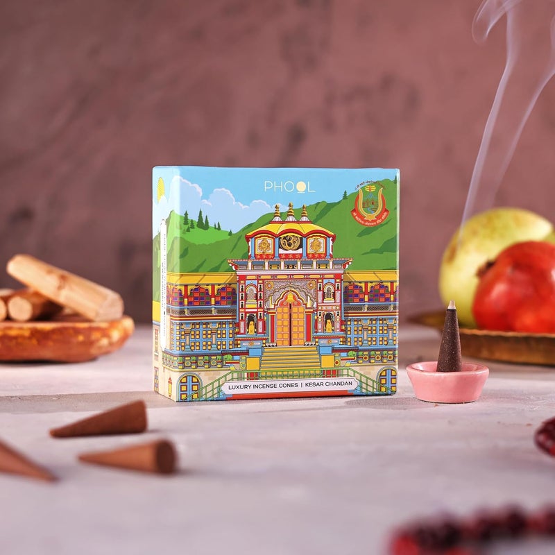 PHOOL LUXURY INCENSE PHOOL Badrinath Kesar Chandan Incense Cones - Image 5