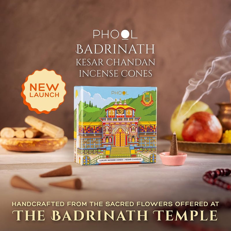 PHOOL LUXURY INCENSE PHOOL Badrinath Kesar Chandan Incense Cones - Image 4