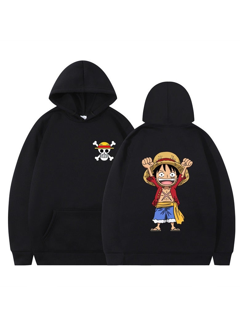 One Piece Monkey D. Luffy Hoodie Men Women Couples Sweatshirts Pullover Shirt Hooded Sweater  - Image 1
