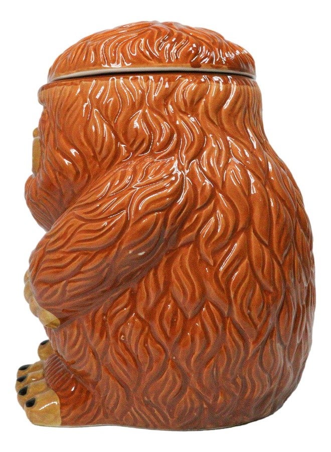 Ebros Gift Forest Mythical Creature Sasquatch Big Foot Cryptid Ape Ceramic Cookie Jar Kitchen Decor Figurine Accent - Image 3