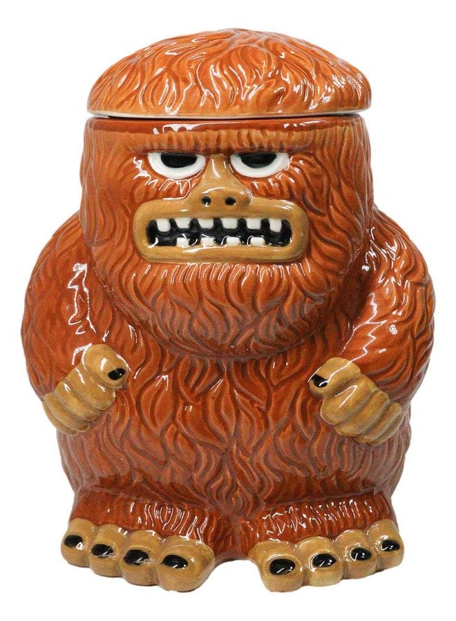 Ebros Gift Forest Mythical Creature Sasquatch Big Foot Cryptid Ape Ceramic Cookie Jar Kitchen Decor Figurine Accent - Image 1