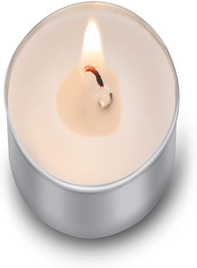SUNSHINE GLOBAL SOURCE Unscented White Tealight Candles -50 Pack, 3 Hours Burn Time Smokeless Tea Light Candles, Candles with Cotton Wicks for Shabbat, Weddings, Christmas, Home D�cor - Image 2