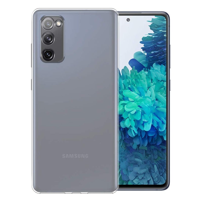 Nishtech غطاء خلفي هجين شفاف فائق النعومة نحيف مضاد للغبار مع حماية الكاميرا لهاتف سامسونج جالاكسي S20FE - Image 2