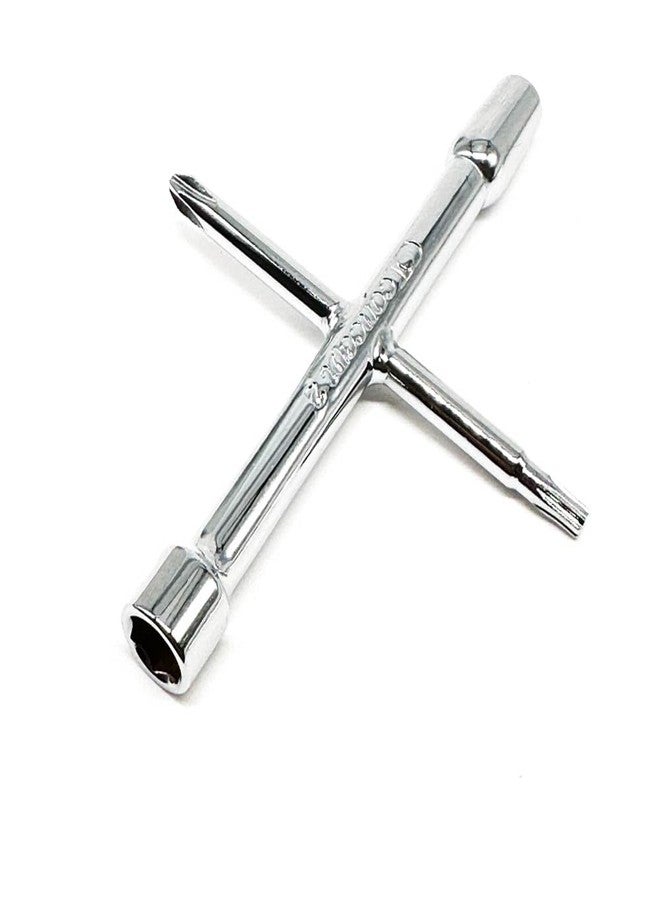 OHIY Concept 2 Oar Rigging Tool 7034 for Fasteners on Oars, T20 Torx, 6mm Hex, #2 Phillips, 5/16" Hex - Image 1