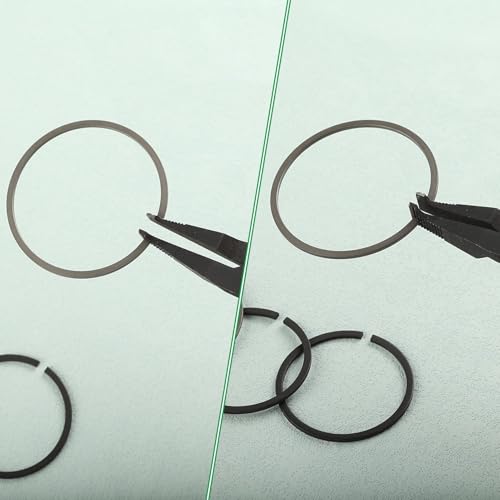 LEONTOOL 9 Inches Angle Tip Lock Ring Pliers Special Circlip Pliers with Black Finish for Removing Installing Gearshift Locking Rings - Image 4