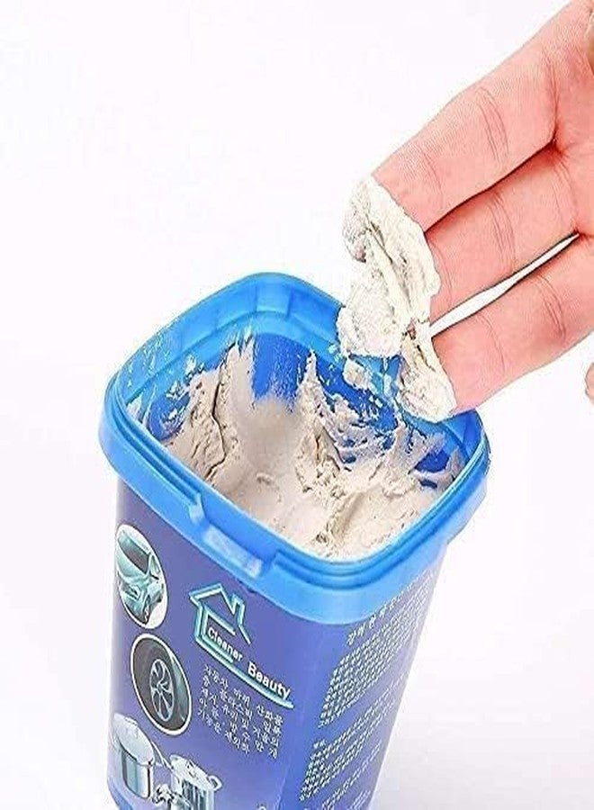 Exxelo Boom Wash Stainless Steel Oven Cookware Cleaner for Removing Tough Stains Rust Utensil cleaner for Burnt Marks Cleaner Paste for Pots Pans Square 500 gram - Image 2