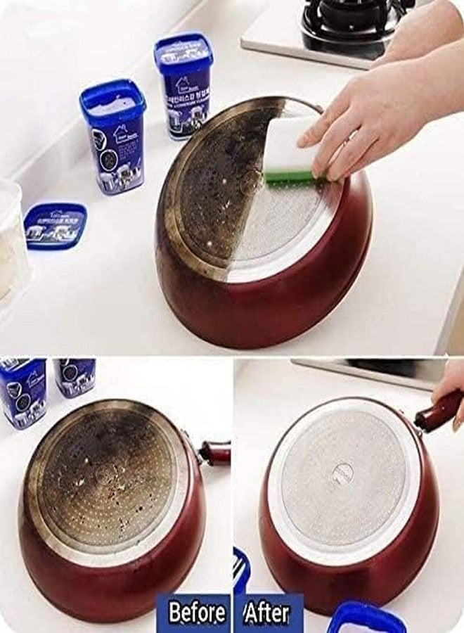 Exxelo Boom Wash Stainless Steel Oven Cookware Cleaner for Removing Tough Stains Rust Utensil cleaner for Burnt Marks Cleaner Paste for Pots Pans Square 500 gram - Image 4