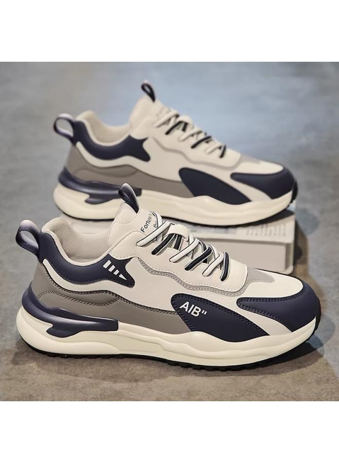 شك أحذية رجالية صيفية قابلة للتنفس أحذية ركض ناعمة سوليد أحذية رياضية رجالية كورية عصرية تناسب كل مباراة أحذية فورست غامب غير رسمية - Image 1