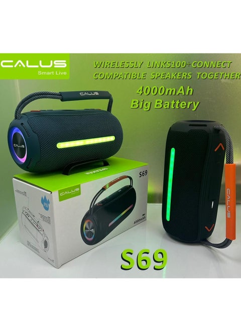 Portable Wireless bluetooth speaker 4000 mAh Big Battery S69