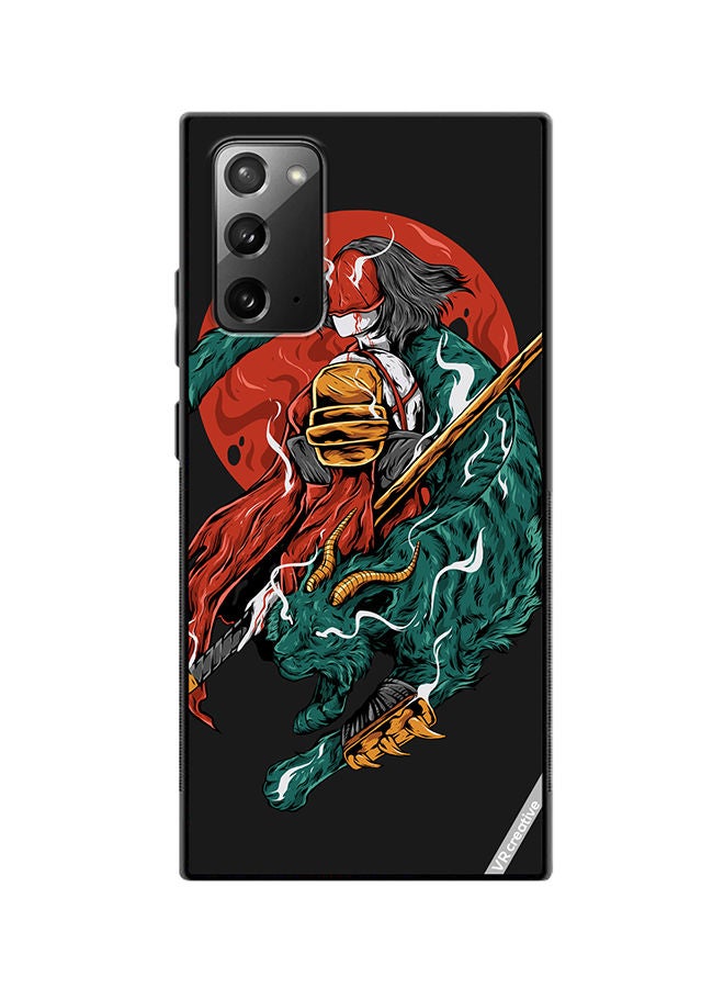 VR CREATIVE Protective Case Cover For Samsung Galaxy Note20 5G Samurai Defence Design Multicolour - Image 1