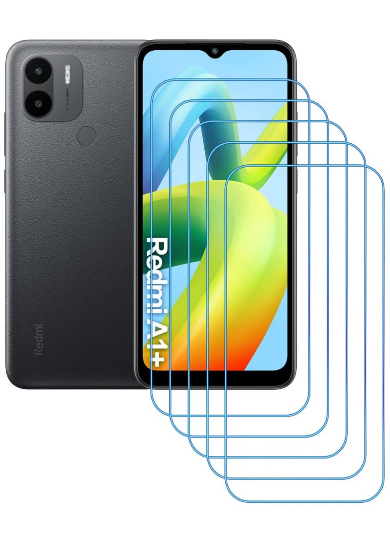 ACLIX 5 Pieces Antistatic ESD Dustproof Premium Quality High Definition Clear Tempered Glass Screen Protector Designed For Xiaomi Redmi A1+ - Image 1