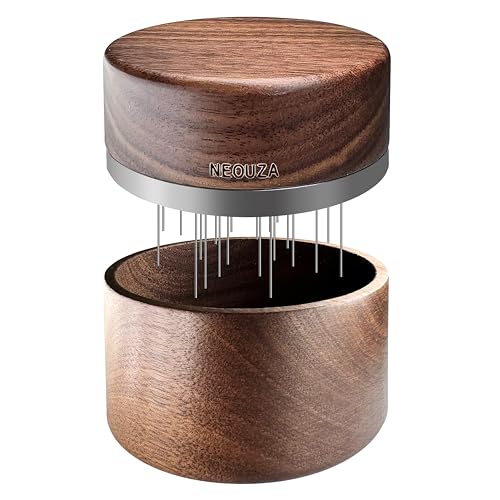 NEOUZA Palm WDT Tool Spinning Espresso Stirrer with Cover,24 Pins, 3 Length Trimmable, Distribution Leveler Accessories for Coffee Machine Portafilters (51mm) - Image 3