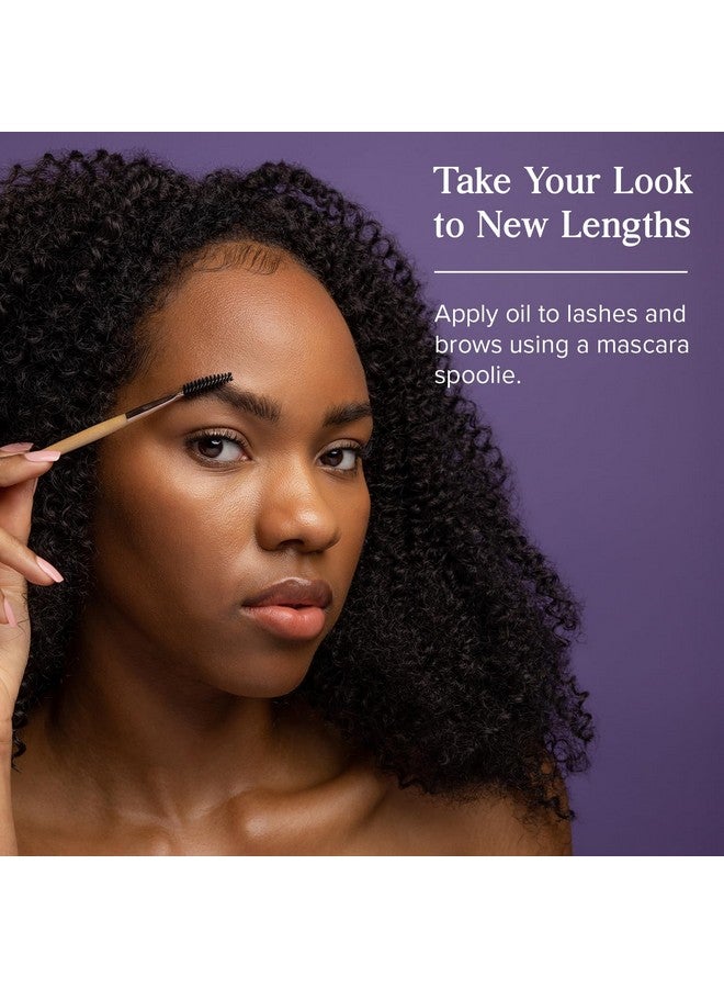 هيرتدج ستور زيت الخروع العضوي من متجر هيريتيج، زجاجة زجاجية، معصور على البارد، ترطيب غني للشعر والبشرة، رموش وحواجب جريئة، 16 أونصة - Image 4