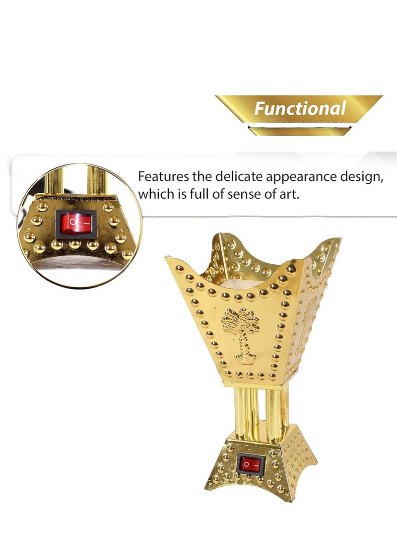 فواحة كهربائية ذهبي 11.5x10x17.8سم - Image 3