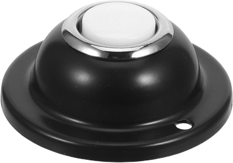 Garneck Wired Doorbell Button Mini Metal Push Doorbell Replacement for Home Indoor Garden Office Garage - Image 1