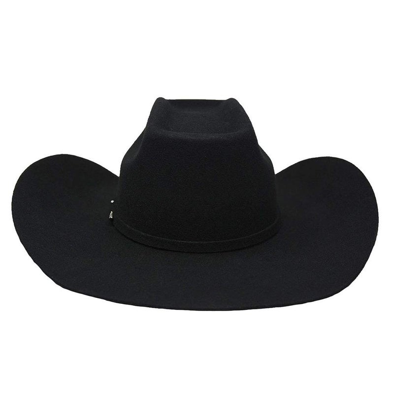 ARIAT Added Money 2X Wool Cowboy Hat, Black, 7-1/8 - Image 2