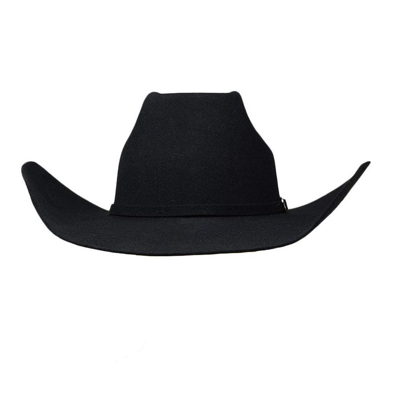 ARIAT Added Money 2X Wool Cowboy Hat, Black, 7-1/8 - Image 5