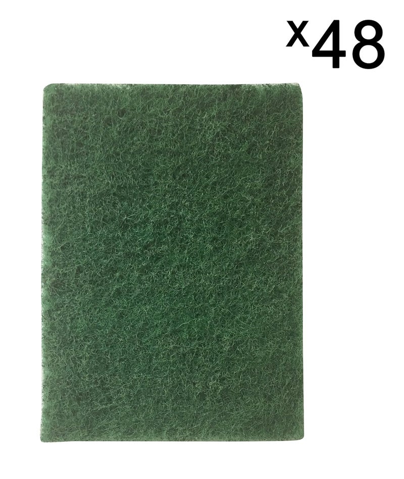 Brite Guard Brite Guard Polyester Blend Scrub Pad Twin Pack Pouches 3x4 Inches Green 48 Pieces  - Image 3