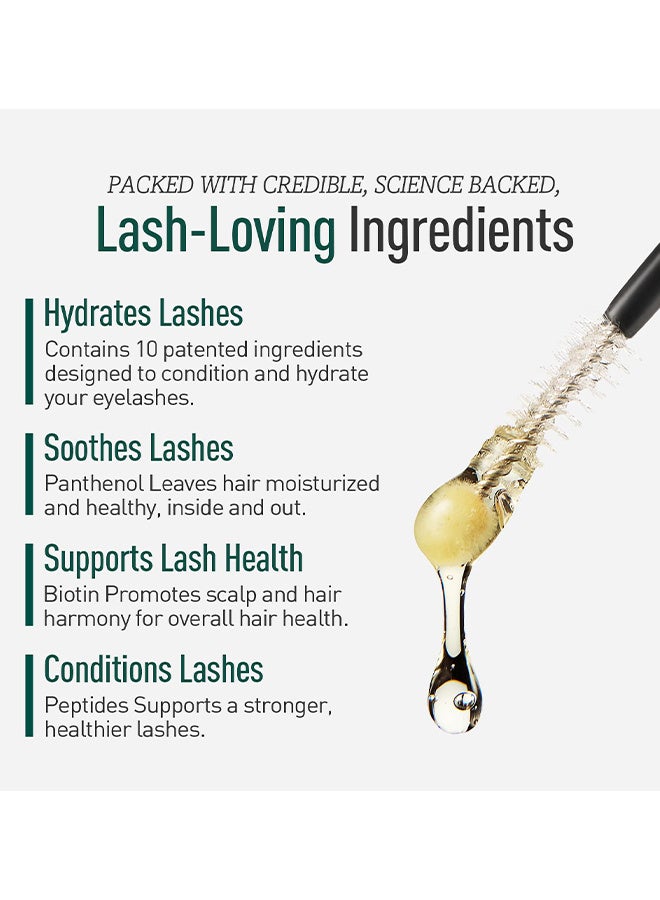 ViveLab Biotin Lash Serum - Eyelash And Eyebrow Growth Serum For Thicker, Fuller Lashes And Brows, Korean Dermatologist-Developed, 0.35oz - Image 3