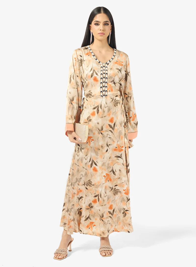 Khizana Printed Jalabiya