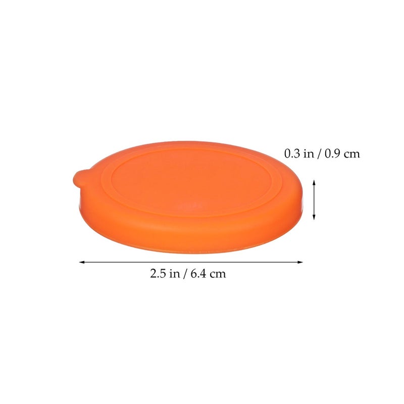 4 Pcs Round Lids Silicone Lids For Food Storage Replacement Lids Food Storage Covers Glass Bowls Lids Can Lids Jar Lid Covers - Image 3