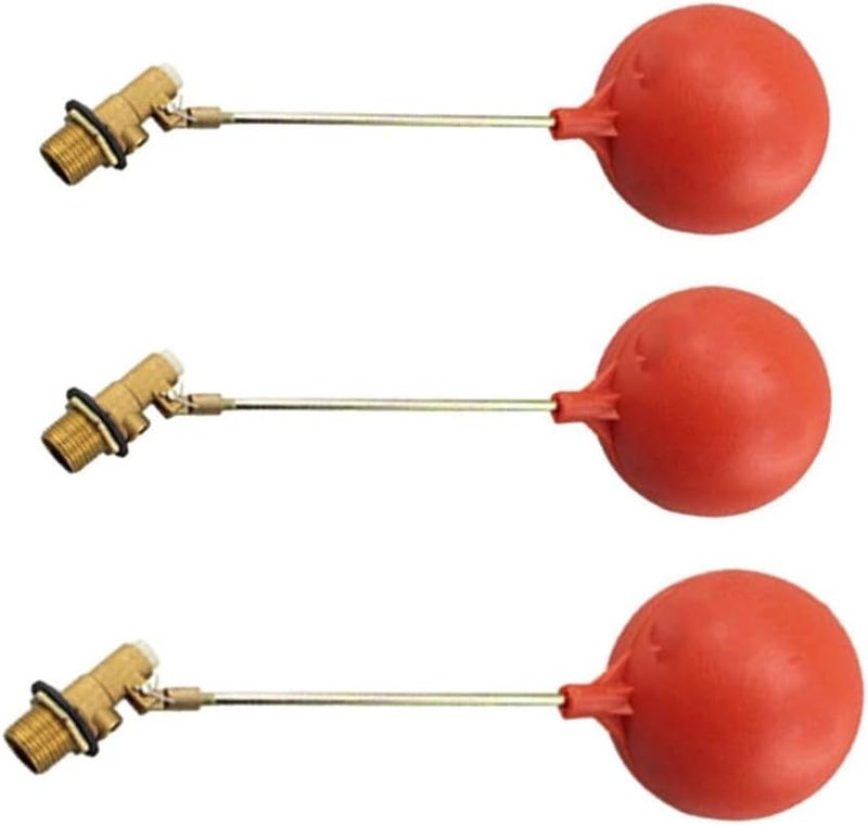 DN25 صمام عوامة تحكم تلقائي في مستوى الماء من النحاس مع أنبوب تموين قابل للتعديل - Image 1