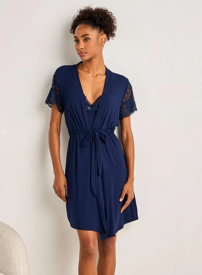Splash FAV Slip Dress Sleeveless with Robe and Thongs