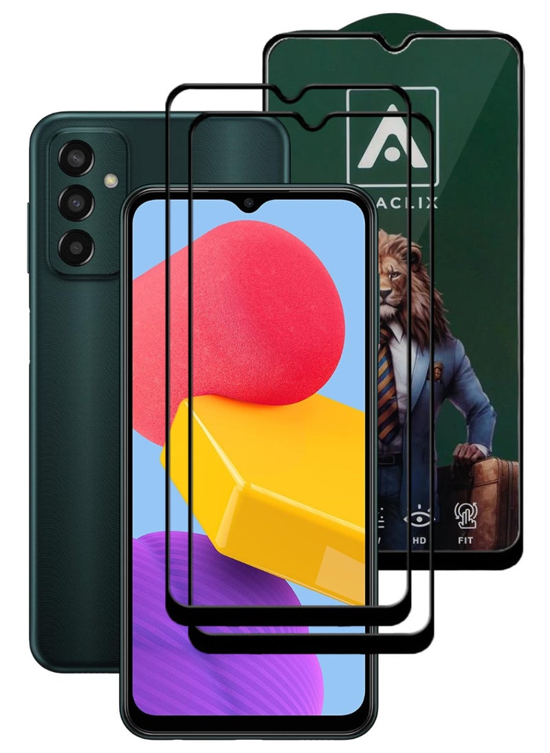 ACLIX 2 Pieces Antistatic ESD Dustproof Premium Quality High Definition Tempered Glass Screen Protector Designed For Samsung Galaxy M13 - Image 1