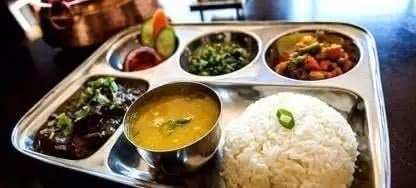 BPE Stainless Steel BHOJAN THALI Dinner Breakfast Lunch PLATESSET of 6 Dinner Plate Pack of 6 - Image 5