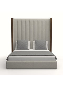 A to Z Furniture Grasser Upholstered Bed 100x200cm Single size Bed in Charcoal Color 