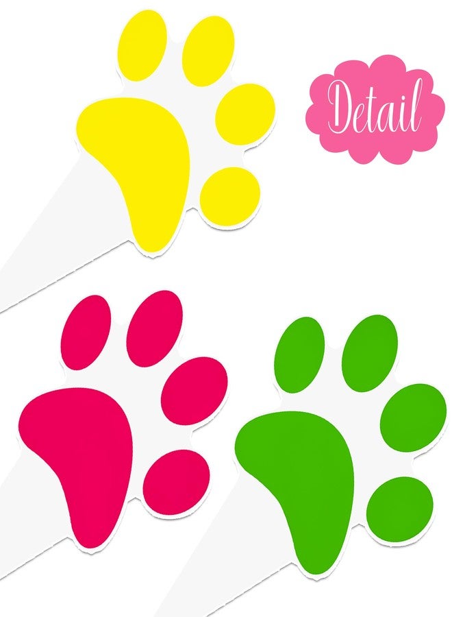 اوموني زينة كب كيك على شكل مخلب كلب، 48 قطعة، زينة كب كيك على شكل مخلب جرو، زينة حفلات على شكل حيوان أليف كلب لحفل استقبال مولود جديد، لوازم حفلات أعياد الميلاد - Image 4