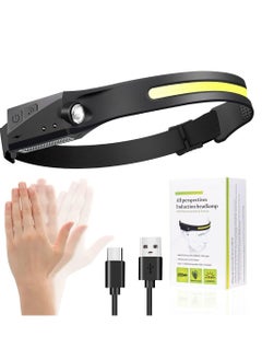 JAJEEK Motion Sensor Hands-Free Waterproof LED Headlamp | USB Rechargeable | Wide-Angle Head Flashlight for Outdoor Camping, Running, Hiking | Lightweight & Durable Design  - Image 5