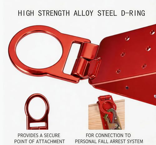 FHFallArrest Reusable Roof Anchor, Easy to Install Roof Bracket for Fall Protection, High Stength D-ring with Corrosion Resistant Materials for Roofing Safety, Comply to ANSI/OSHA - Image 3