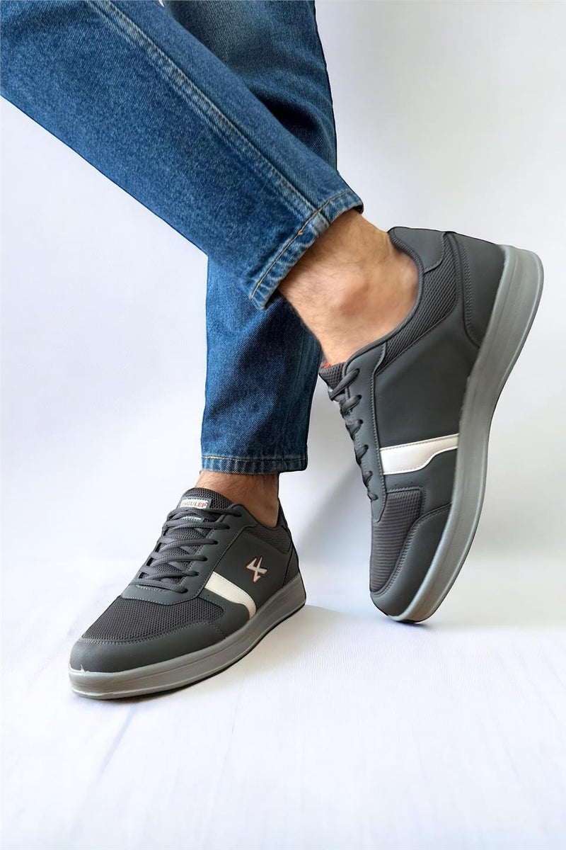 Liger Men's Casual Sneaker Comfortable Sports Shoes Smoke  - Image 3