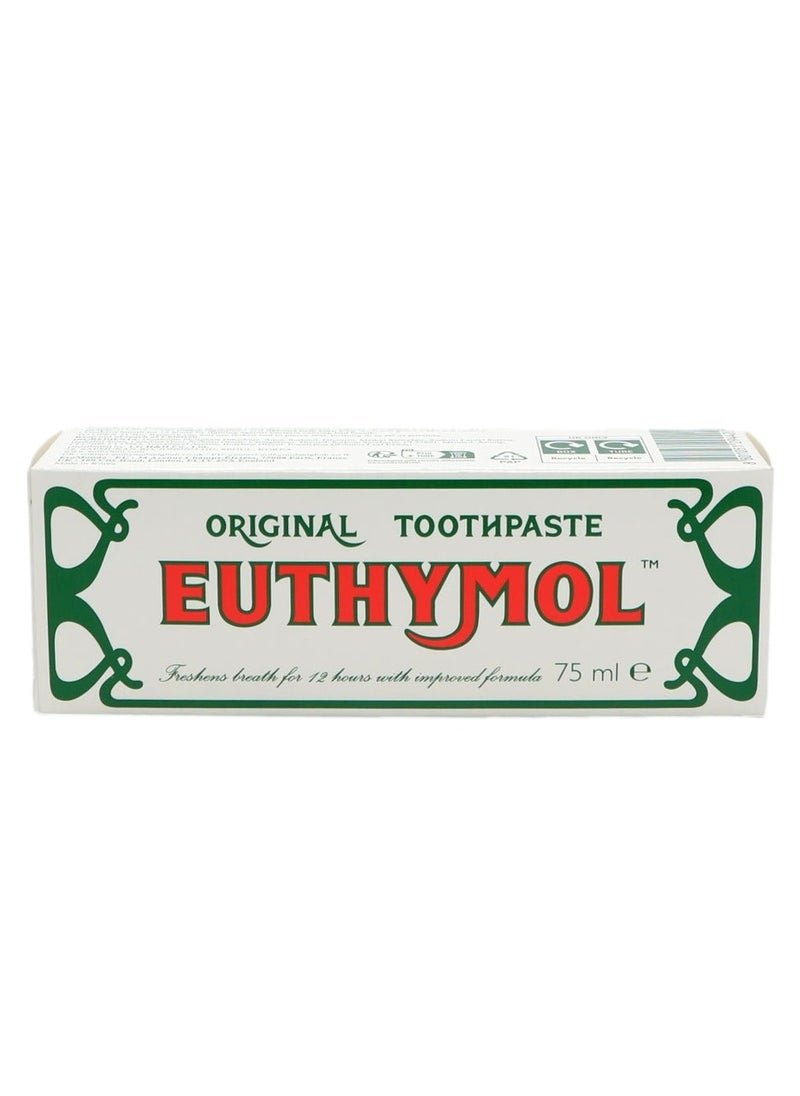 Euthymol Pack Of 3 Euthymol Toothpaste 75ml  - Image 3