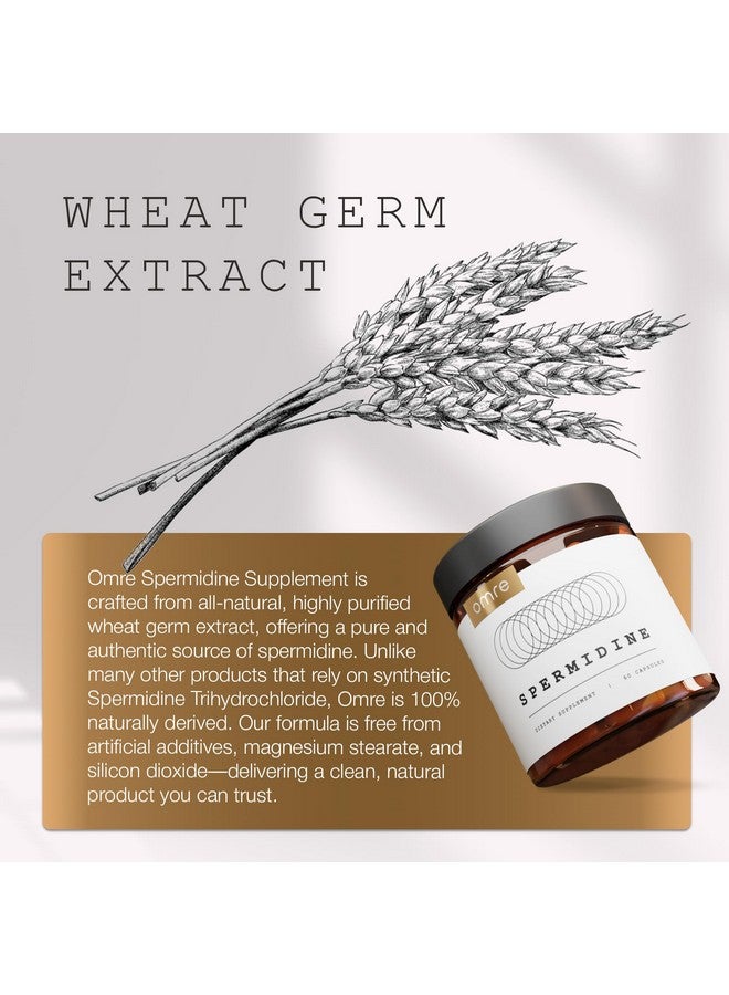 OMRE Spermidine Supplement (10mg of Non-Synthetic Spermidine) - 3rd-Party Tested 1000mg Wheat Germ Extract Standardized to No Less Than 1% Spermidine - 10mg of Natural Spermidine per Serving - Image 3