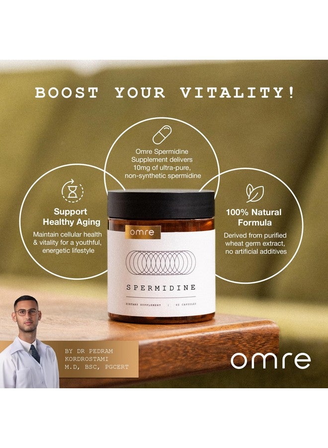 OMRE Spermidine Supplement (10mg of Non-Synthetic Spermidine) - 3rd-Party Tested 1000mg Wheat Germ Extract Standardized to No Less Than 1% Spermidine - 10mg of Natural Spermidine per Serving - Image 2